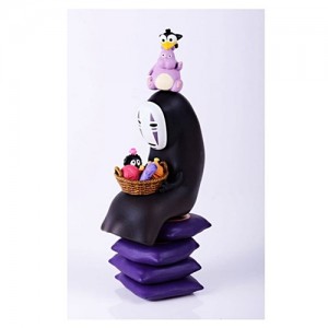 일본 지브리 캐릭터 센과 치히로 귀여운 노세캬라 쌓기놀이 장식 피규어 인형(가오나시)