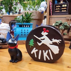 일본 지브리 마녀배달부 키키 고양이 지지 초코 케이크 소품 케이스 수납 박스