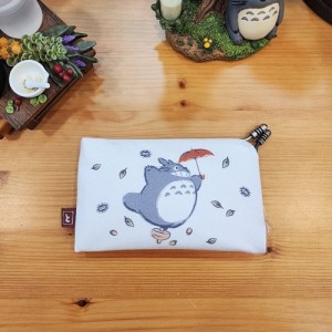 일본 이웃집 토토로 캐릭터 귀여운 가마구치 명함지갑 동전 카드지갑(날아오르는 토토로)