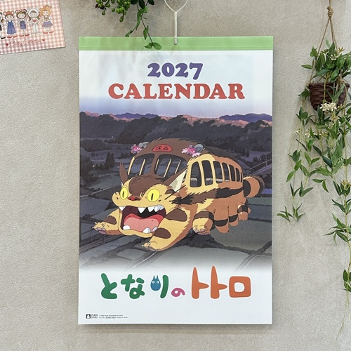 스튜디오 지브리 이웃집토토로 캐릭터 2027년도 달력 캘린더 벽걸이형 달력 캘린더
