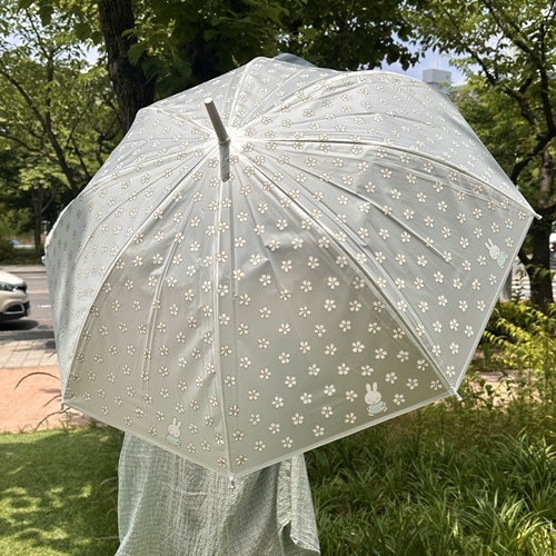 일본 미피 캐릭터 장우산 여름 우산 데이지 꽃무늬 우산
