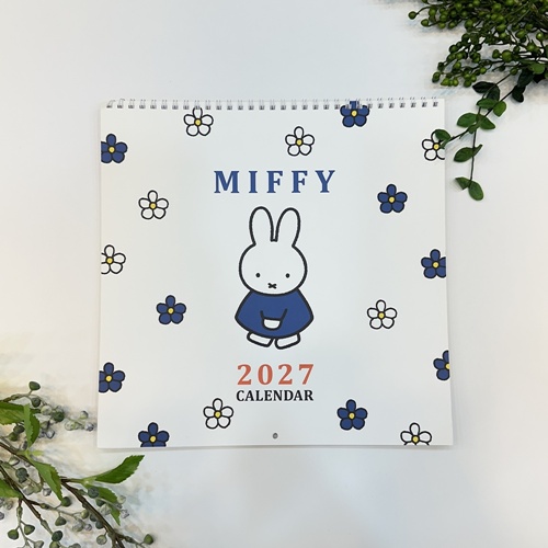 일본 미피 캐릭터 2027년도 달력 벽걸이형 달력 캘린더 (화이트)