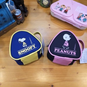 일본 스누피 캐릭터 보온 보냉 주먹밥 삼각김밥 오니기리 도시락 주머니 런치백 파우치