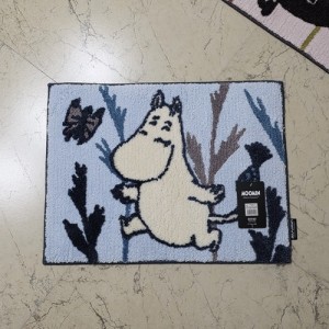 무민 캐릭터 욕실 매트 발매트 (산책 무민)