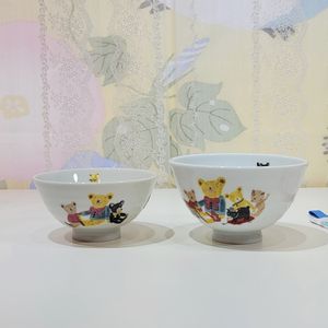 신지가토 돌리스 캐릭터 도자기 밥공기 디저트 볼 그릇