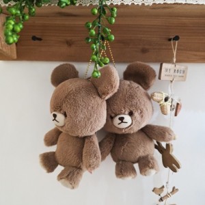 일본 재키 베어스쿨 곰돌이 인형 캐릭터 가방 장식 귀여운 마스코트 키링 키홀더 선물 키체인