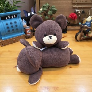 일본 재키 베어스쿨 곰돌이 캐릭터 귀여운 인형 마우스 손목 받침대 휴대 손목 쿠션