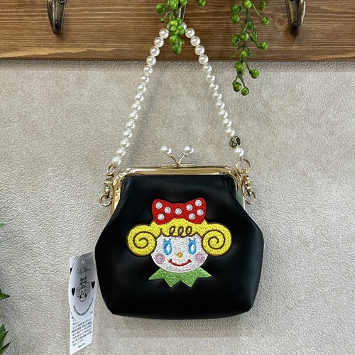 CURLY 일본 컬리 컬렉션 이치고짱 캐릭터 미니 토트백 가마구치 파우치 가방